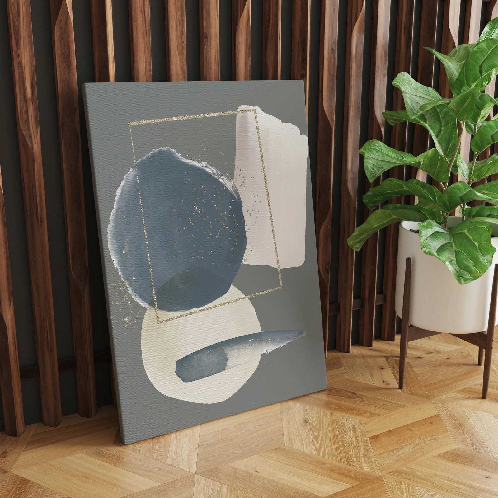 Pikturë dekorative në kanavacë, shumëngjyrëshe, Wallity, ASR_CNV25-28, 70x100cm