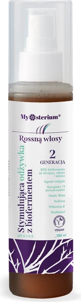 Kondicioner për flokë Mysterium Growing Hair Conditioner Stimulating Hair Growth për femra, 150ml