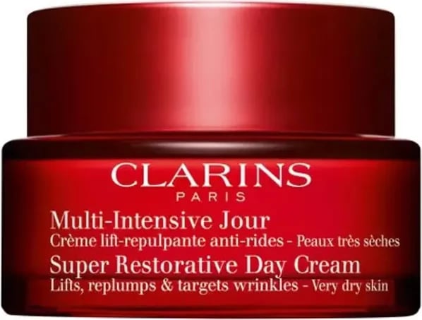 Krem dite Clarins Super Restorative për lëkurë shumë të thatë 50ml