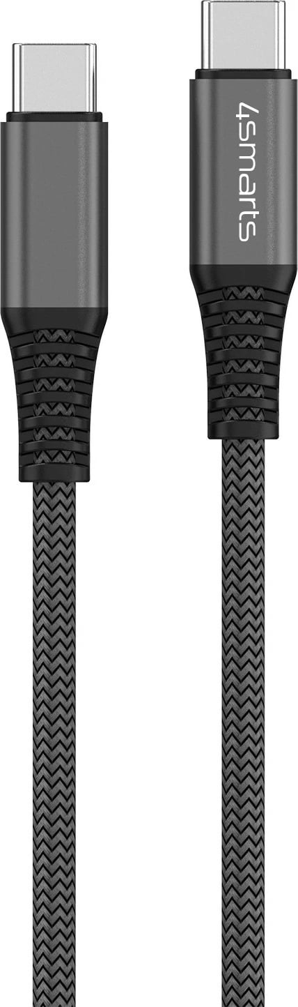 Kabllo USB C 4smarts 456266, 1.5 m, 0.48 Gbit/s, e zezë