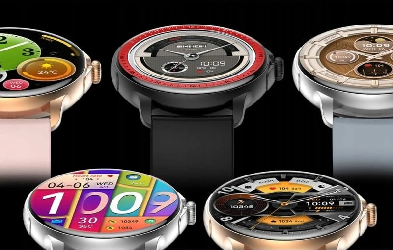 Smartwatch për femra Rubicon, rozë gold