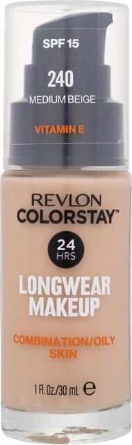 Fondatinë për femra Revlon Colorstay 240 Medium Beige SPF15, 30ml