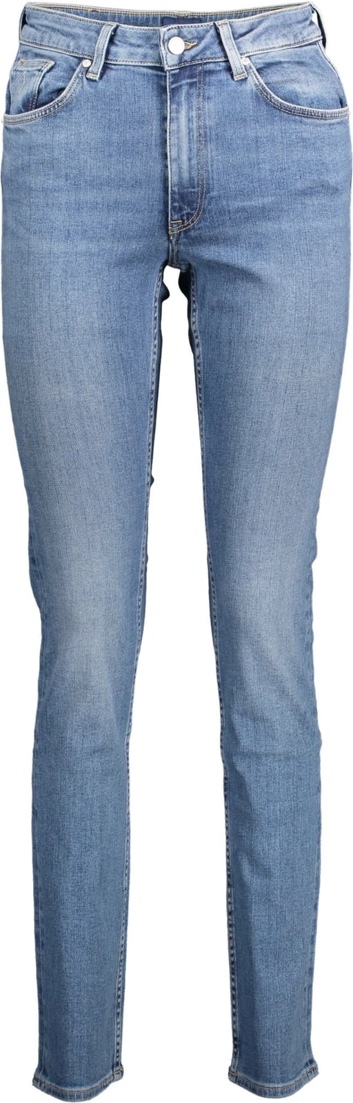 Pantallona xhins GANT Denim femra, të kaltërta