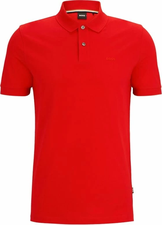 Maicë polo Boss për meshkuj, e kuqe