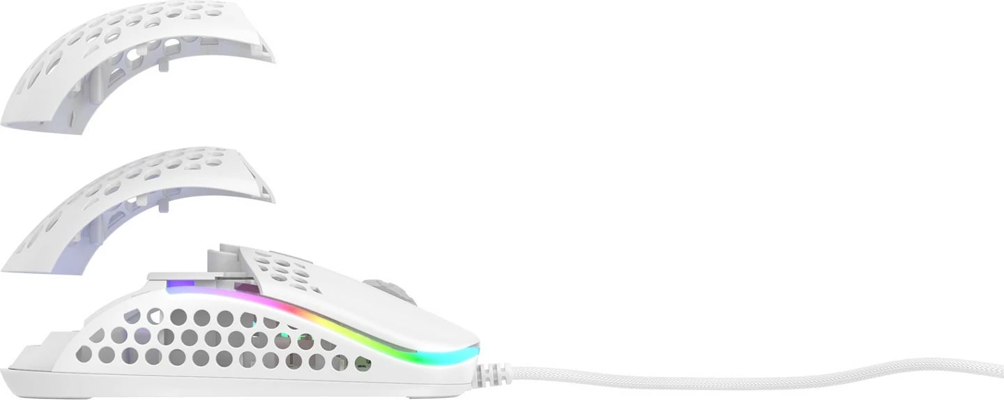 Maus Cherry XTRFY M42, 16000 DPI, Ambidextrous, USB Type-A, Bardhë