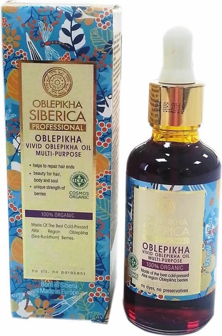 Vaj shumëpërdorimësh Natura Siberica Vivid Oblepikha Oil unisex 50ml
