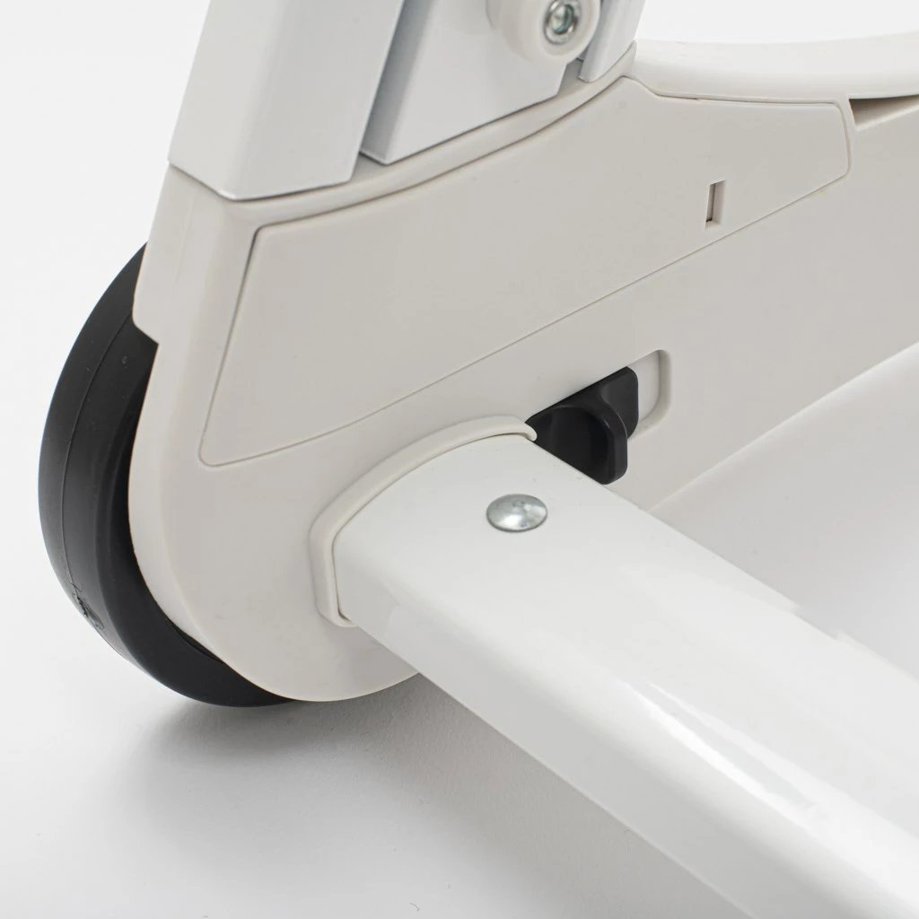 Karrige e lartë për bebe, New Baby, Muka, 5 nivele lartësie, shpinore 6 pozicione, tabaka dyshe, dusty green