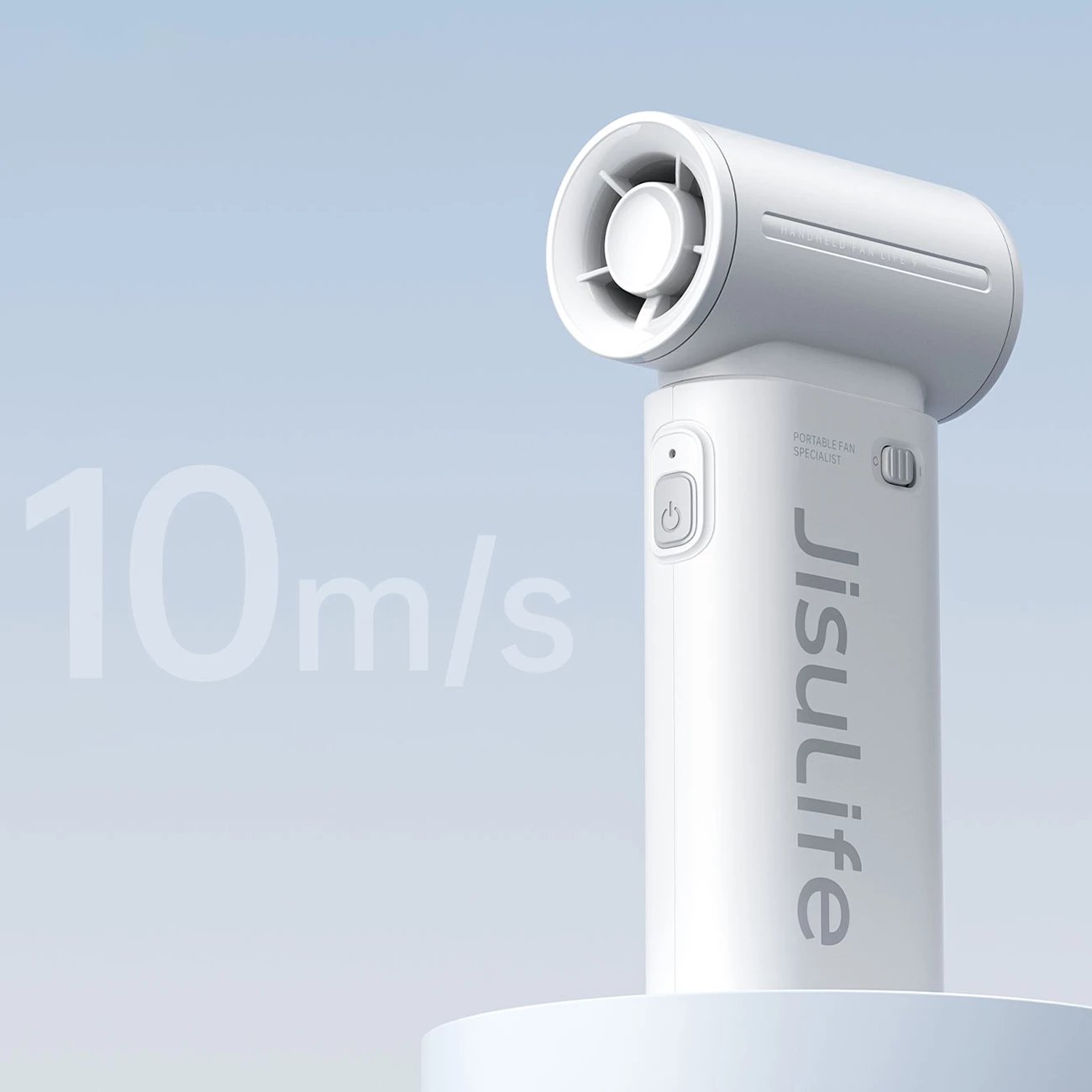 Ventilator dore Jisulife Life9, 5000mAh, USB-C, Gri