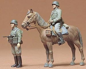 Set figurash plastike Tamiya Wehrmacht Infantry, 1:35, 3 pjesë