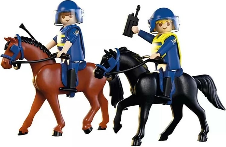 Lodra figurina policie me kuaj, Playmobil 71877 City Action, 18 pjesë, 4-10 vjet, set