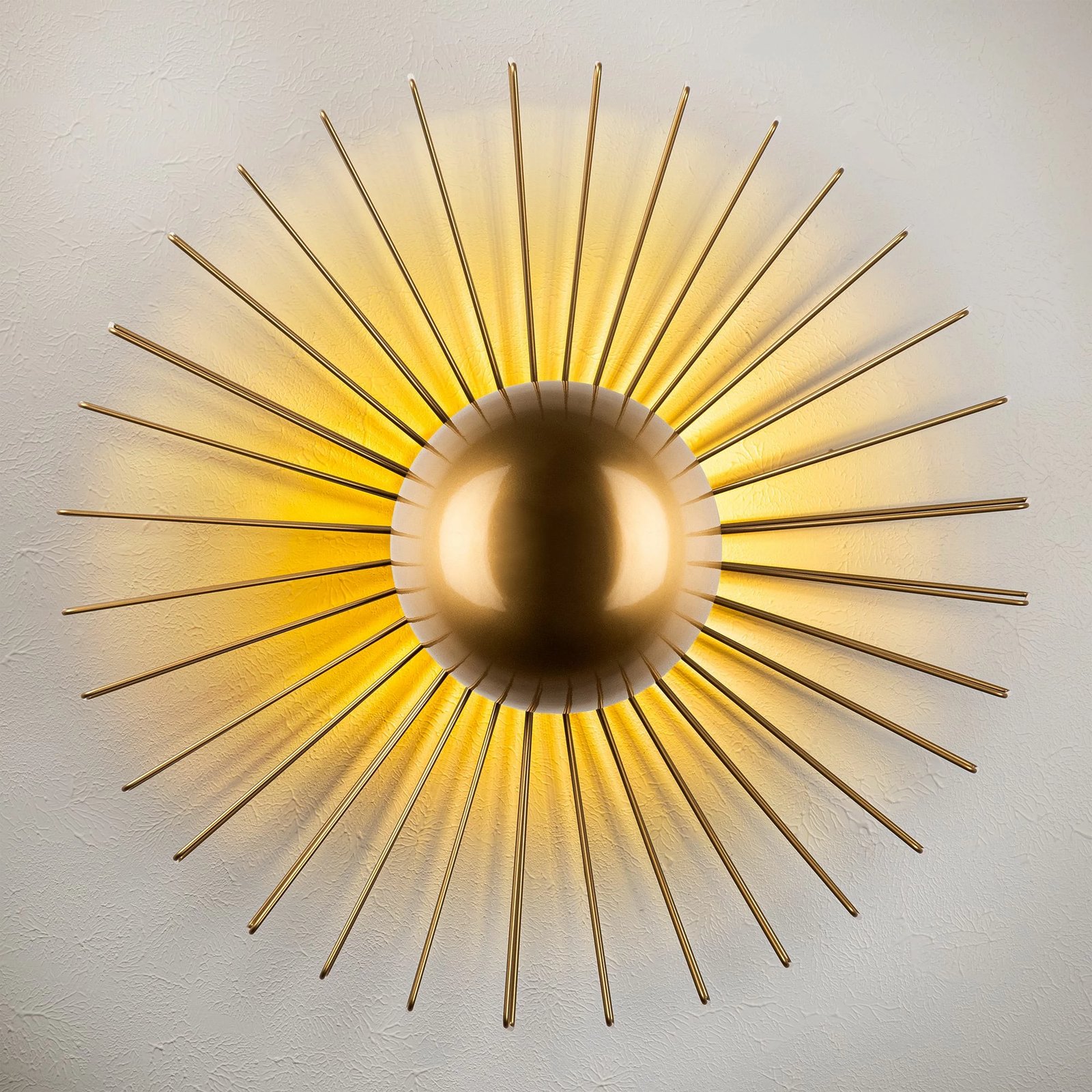 Llambë tavani Opviq Kaya, ngjyrë ari, 60x60x24 cm