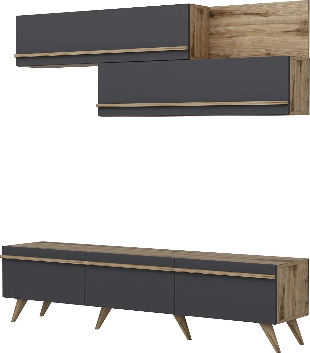 Njësi TV Skye Decor, Amsterdam - antracit, Ciragan