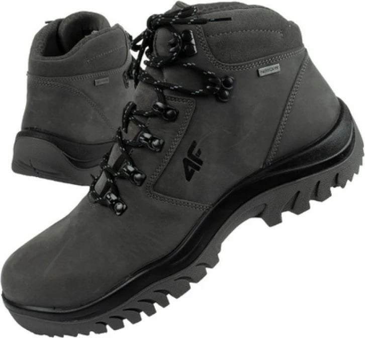 Këpucë trekking për meshkuj 4F, të zeza