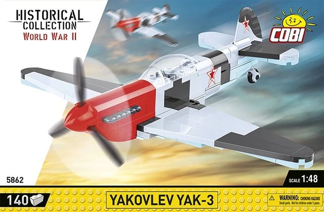 Set blloqe Cobi Klocki Yakovlev Yak-3, Historical Collection, 140 pjesë
