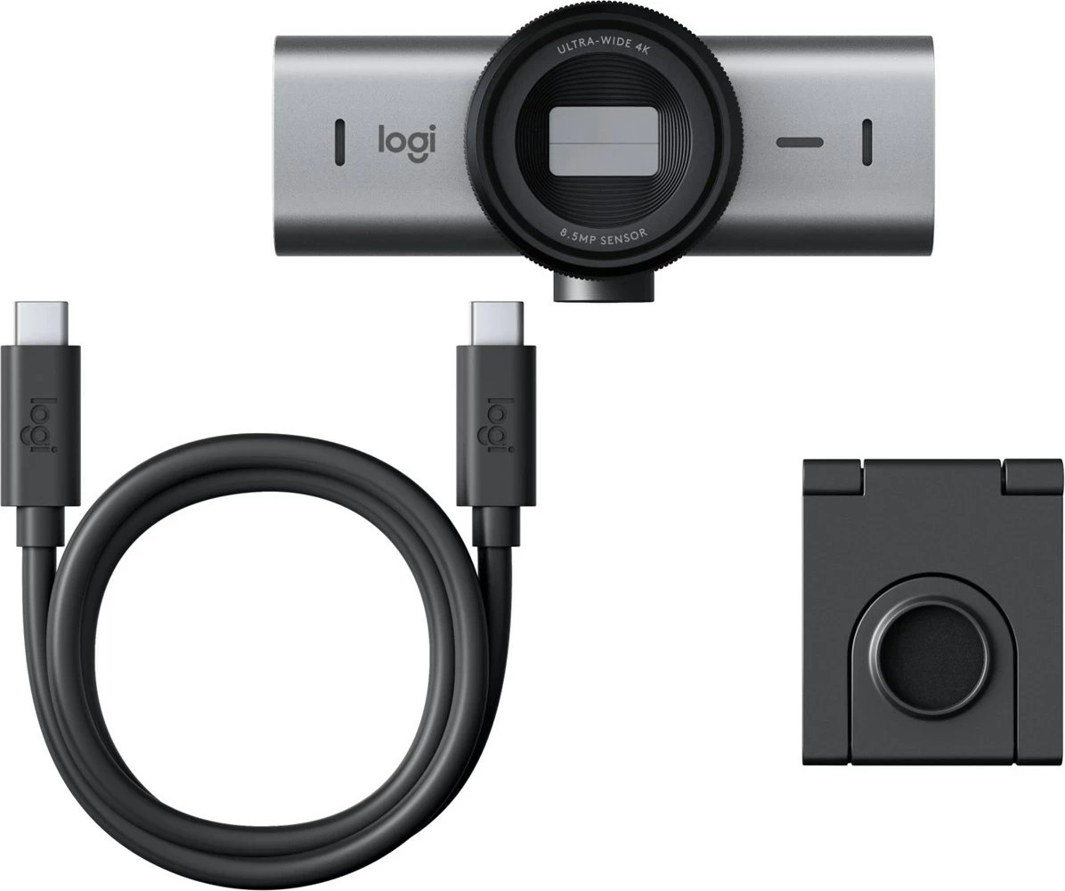 Kamerë interneti Logitech MX Brio, 4K, 8.5 MP, 3 mikrofona, Alumini