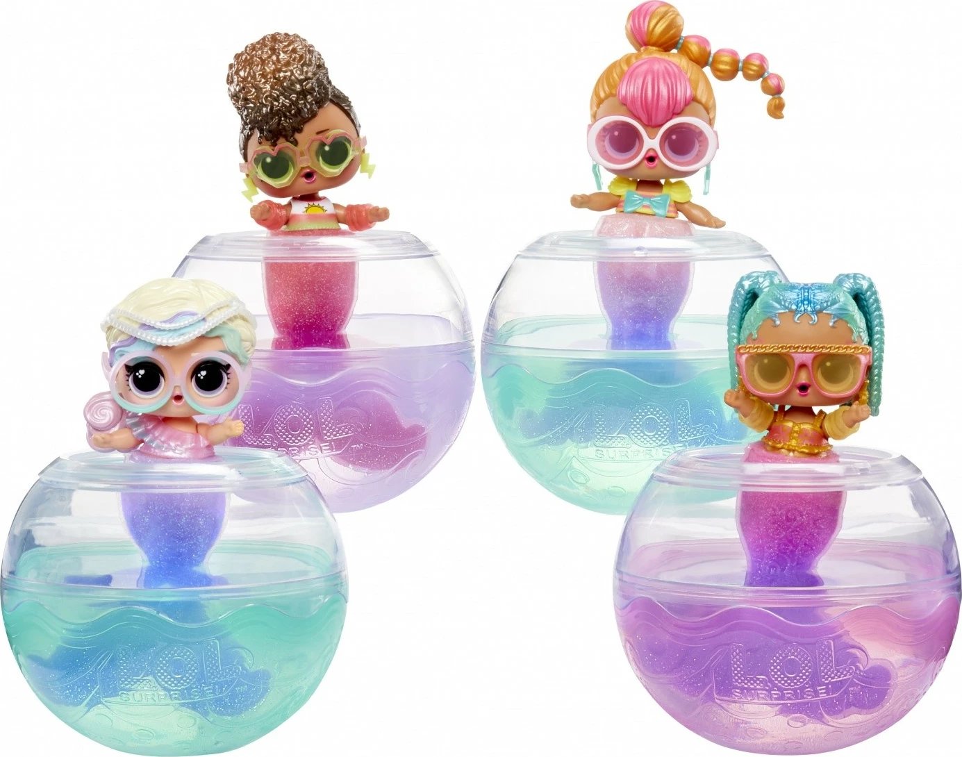 Set lodrash L.O.L. Surprise Mermaids, MGA, 12 copë, plastikë, për vajza