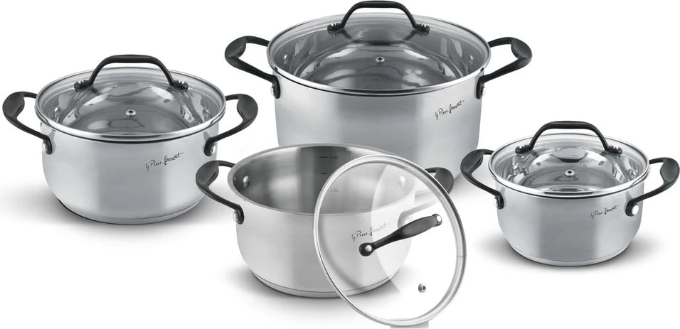Set tenxhere Lamart LT1211, 8 pjesë, argjendtë