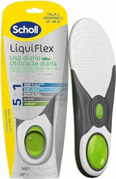 Tabanë për këpucë Scholl Liquiflex Daily, unisex, madhësia L, 2 copë