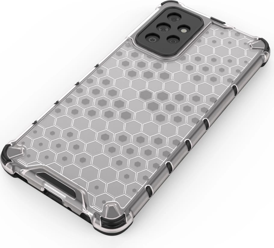 Mbështjellës Hurtel Honeycomb Case për Samsung Galaxy A72 4G, transparent