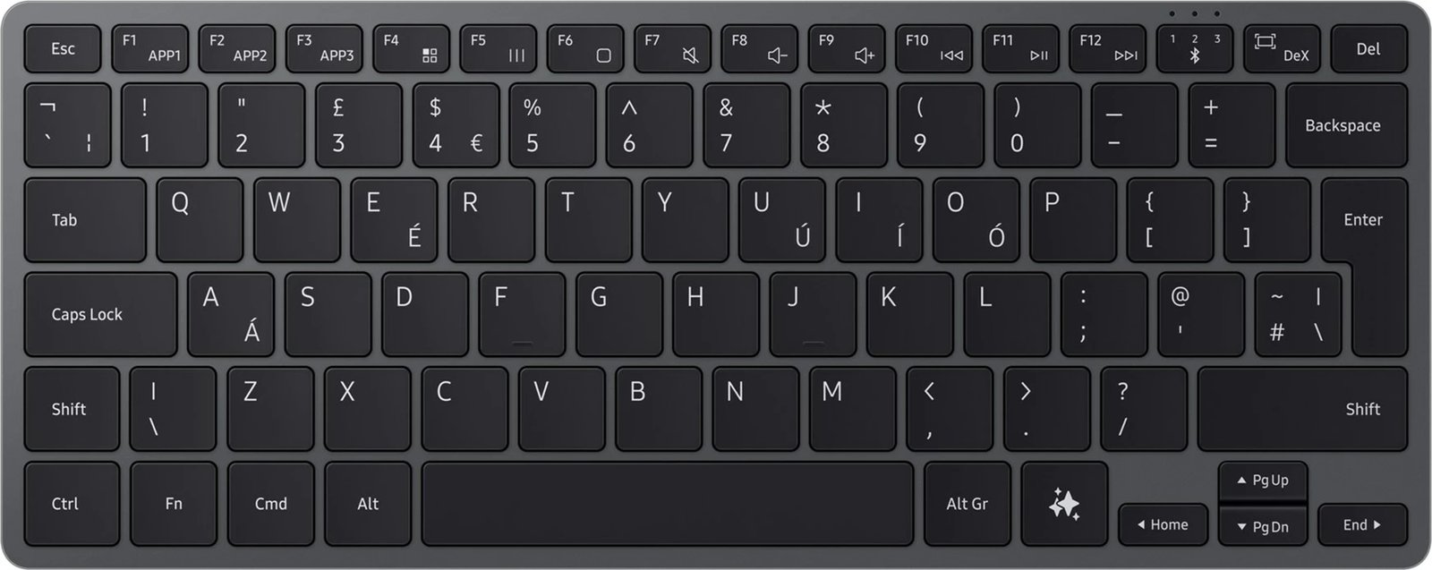Tastierë Samsung EJ-B7800, Bluetooth, QWERTY, Anglisht, e zezë