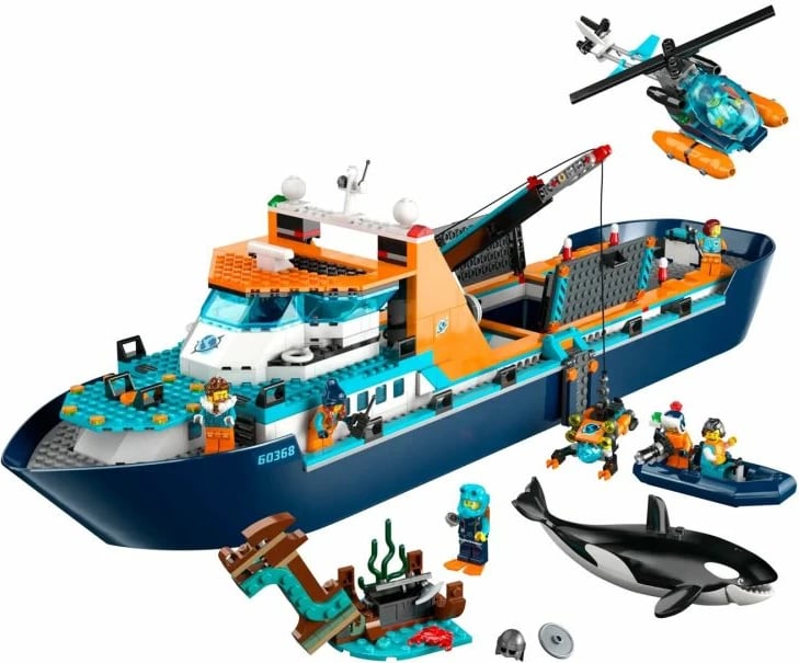 Set lego City për fëmijë, Arctic Explorer Boat