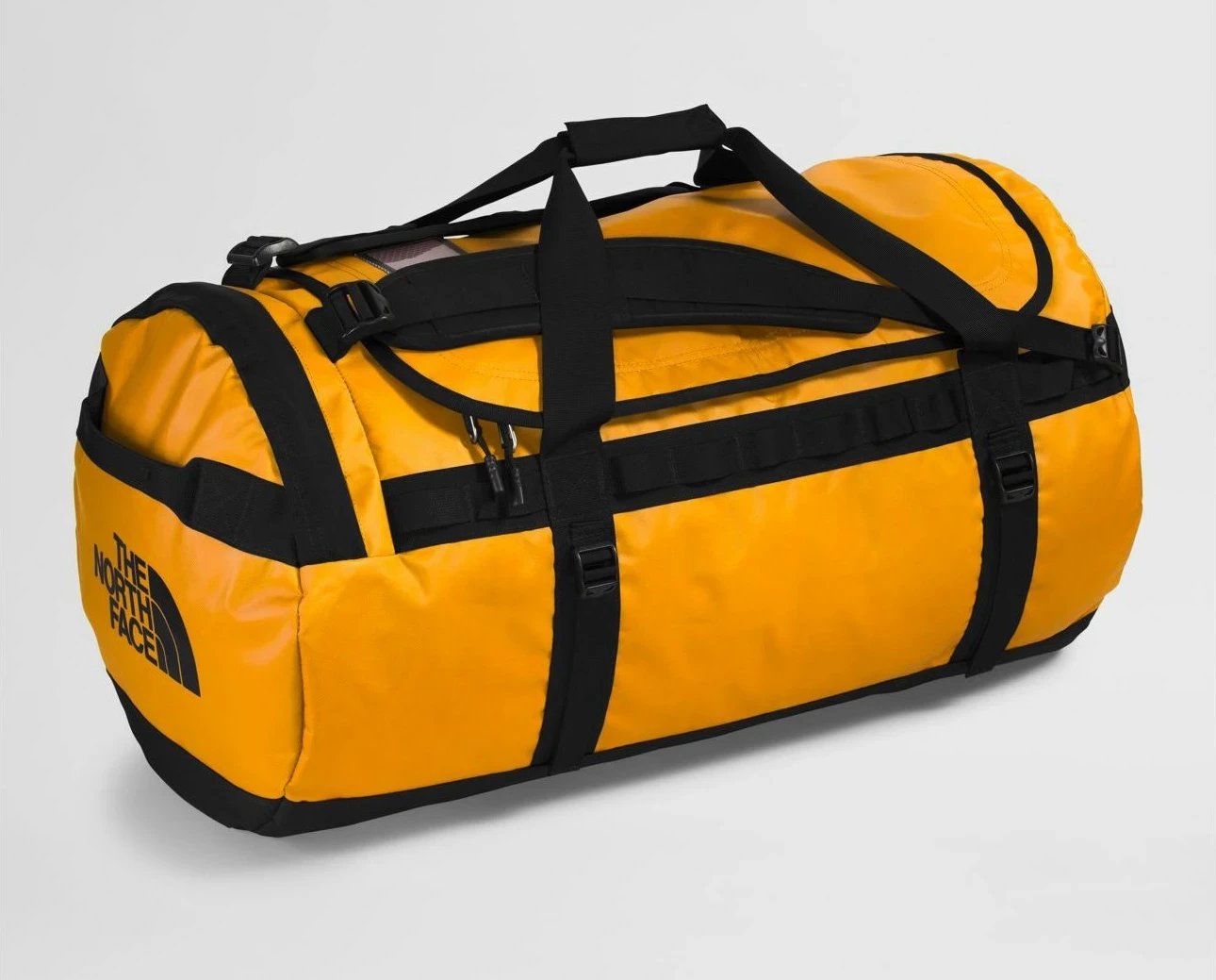 Çantë duffel The North Face Base Camp, 95 L, Poliester, E zezë, E verdhë