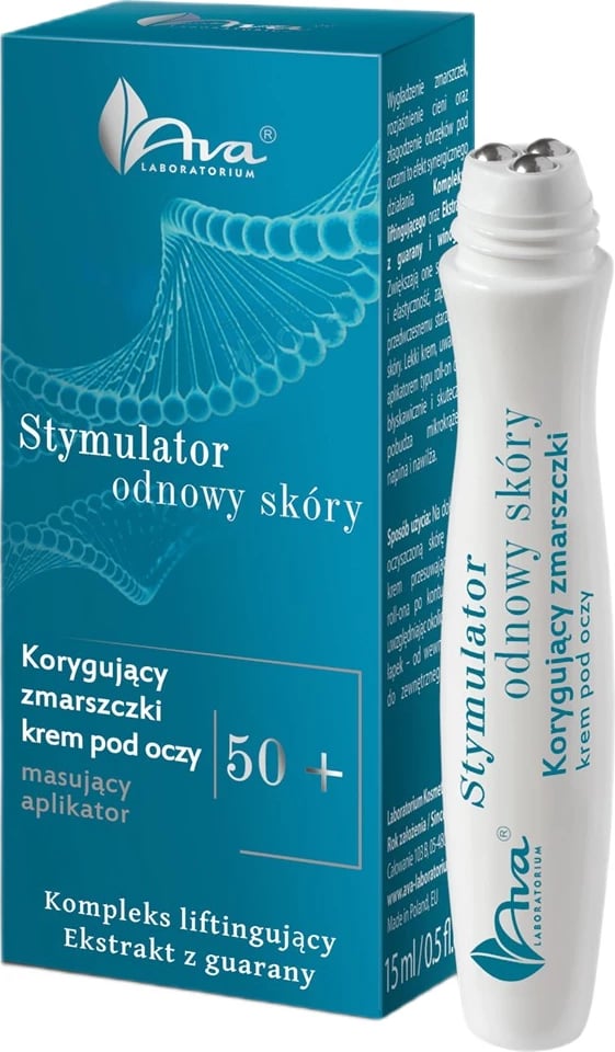 Krem për sy Ava Laboratorium Skin Renewal Stimulator Correcting Wrinkles Eye Cream 50+ për femra, 15ml