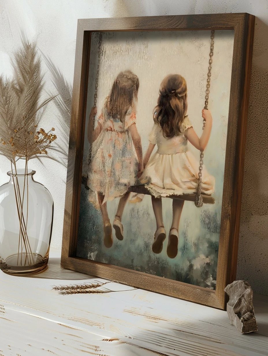 Pikturë dekorative me kornizë MDF, Wallity, GE235-L