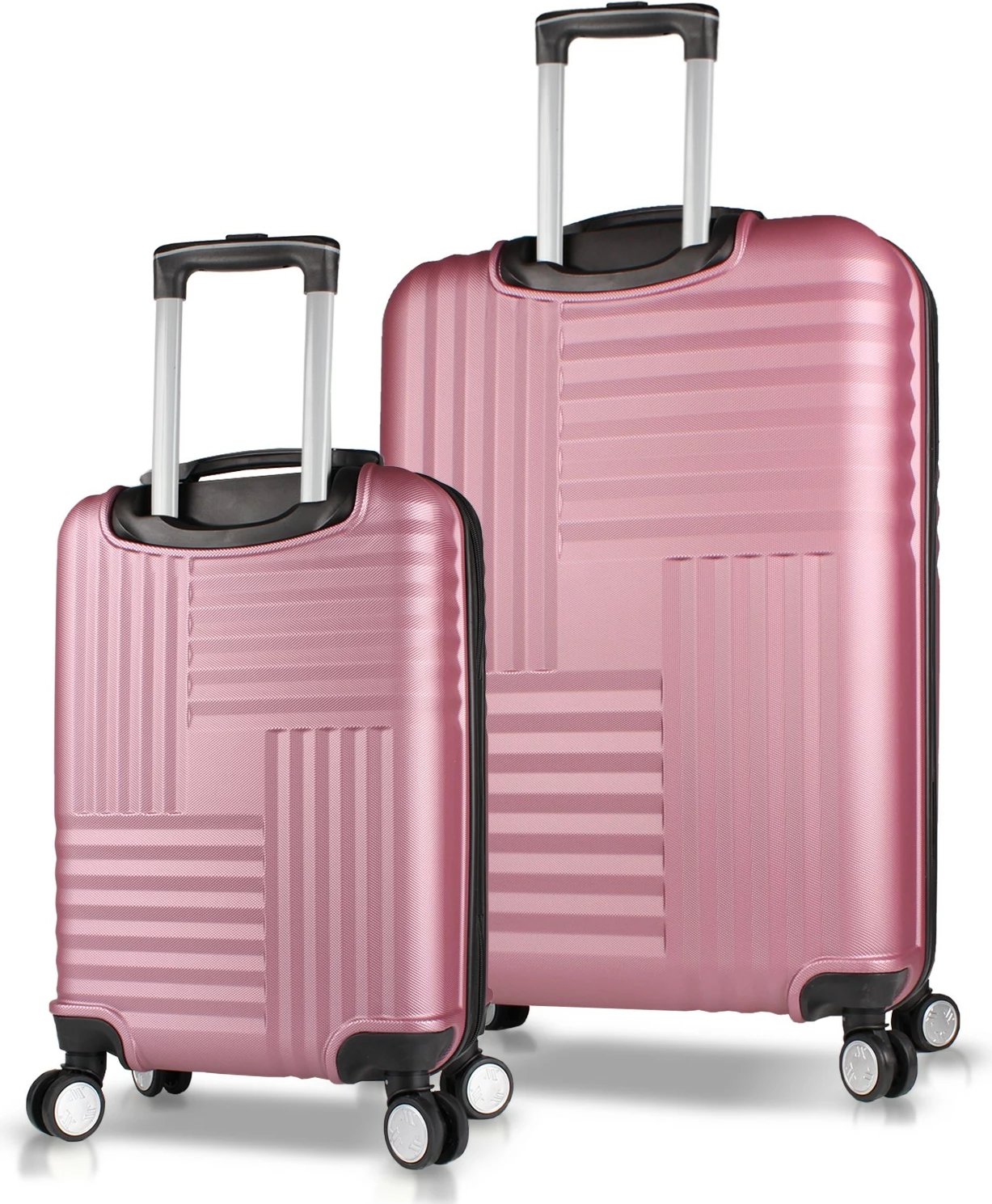 Set valixhesh (2 copë), ngjyrë rozë gold, Zoozie Bags, 8319