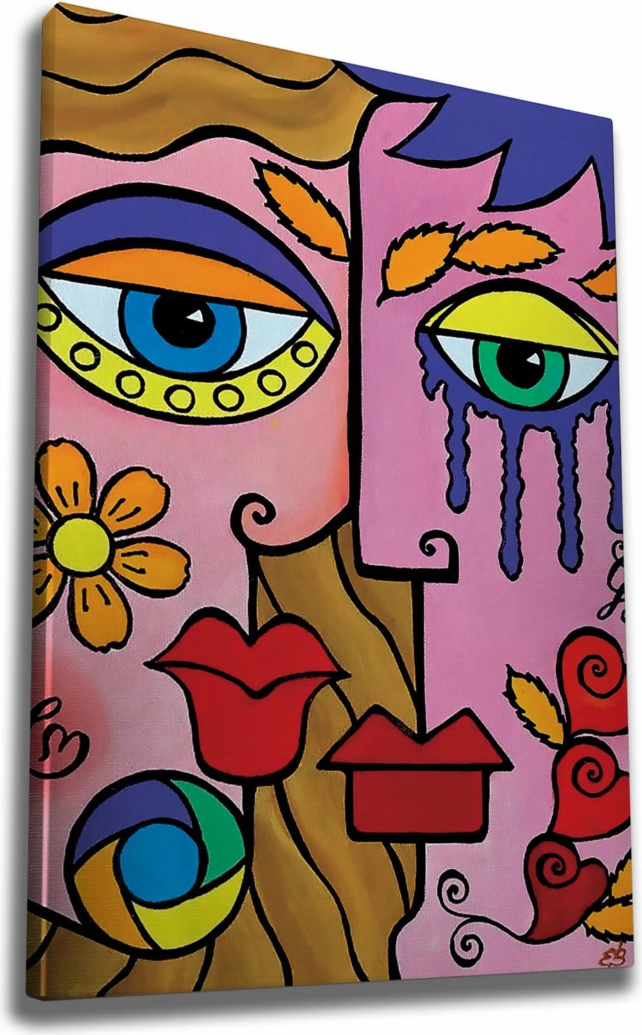 Pikturë dekorative në kanavacë Wallity, WY211, 70x100cm