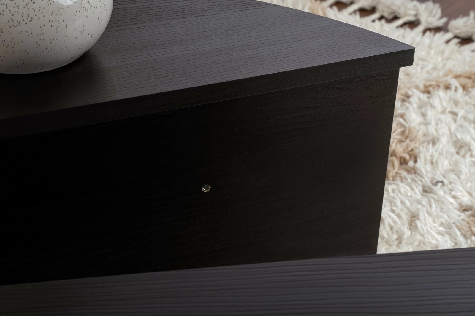 Tavolinë kafeje Nordure, Orion, dru i zi