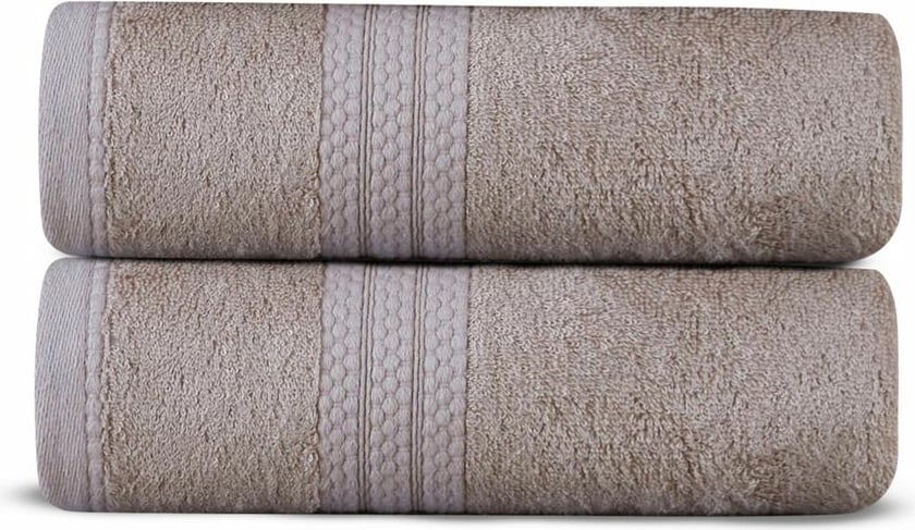 Set peshqirësh për banjo (2 copë), Mijolnir, Delux, ngjyrë kapuçino