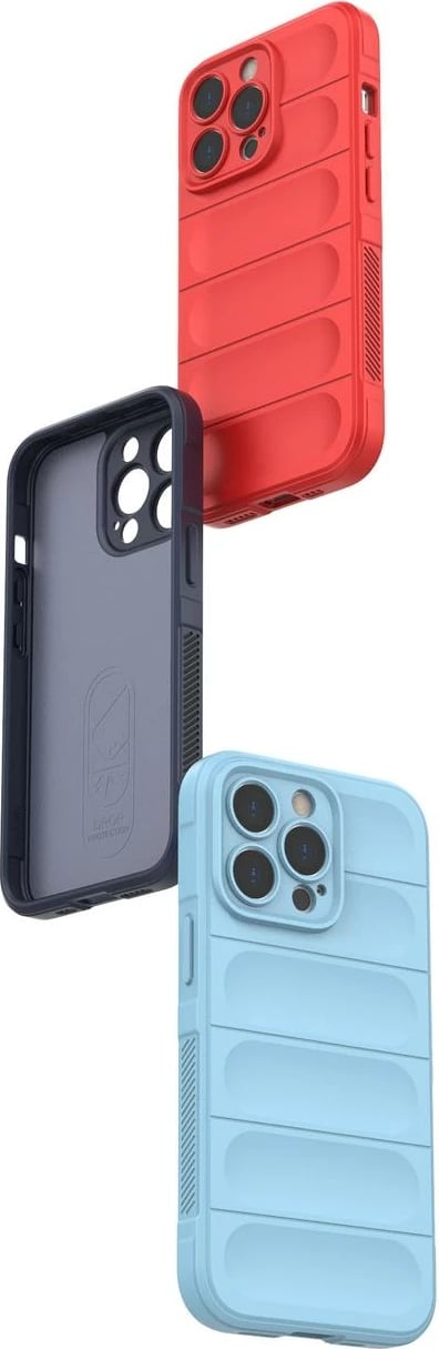 Mbështjellës Hurtel Magic Shield Case për iPhone 13 Pro Max, TPU, i kuq