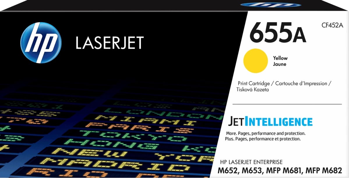 Toner HP 655A CF452A standard 10500 faqe, e verdhë