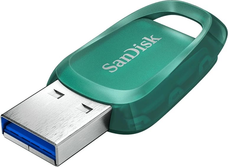 USB flash SanDisk Ultra Eco 512GB, USB 3.2, i gjelbërt