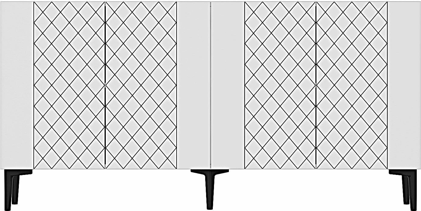 Konsolë Skye Decor, Resso 150, e bardhë