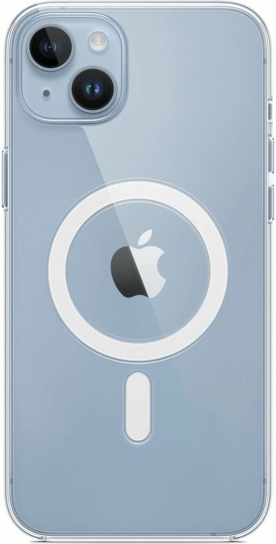 Mbështjellës Apple MagSafe për iPhone 14 Plus, Transparent