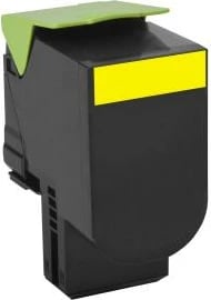 Toner Lexmark 70C2HYE / 702HYE, kapacitet i lartë, Unison, deri 4,400 faqe, e verdhë