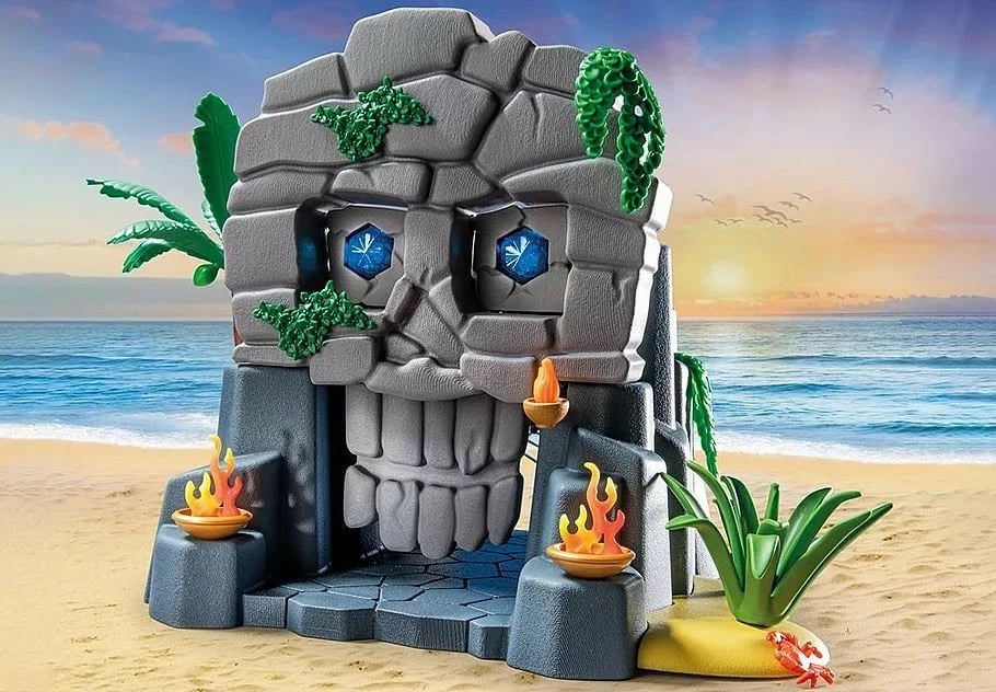 Set lodrash Playmobil Pirates Skull Island 71531 me figura dhe 73 pjesë