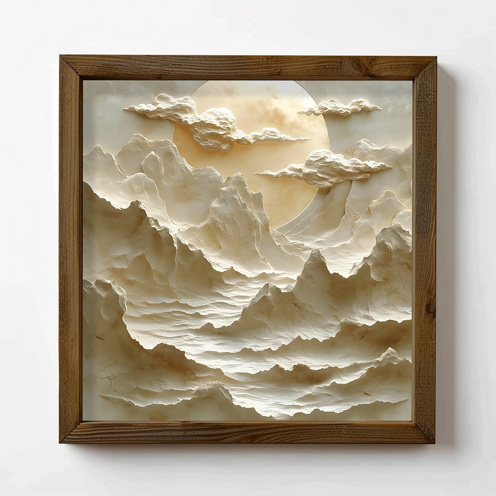 Pikturë dekorative me kornizë MDF, Wallity, AI065, shumëngjyrëshe, 50x50x3.5cm