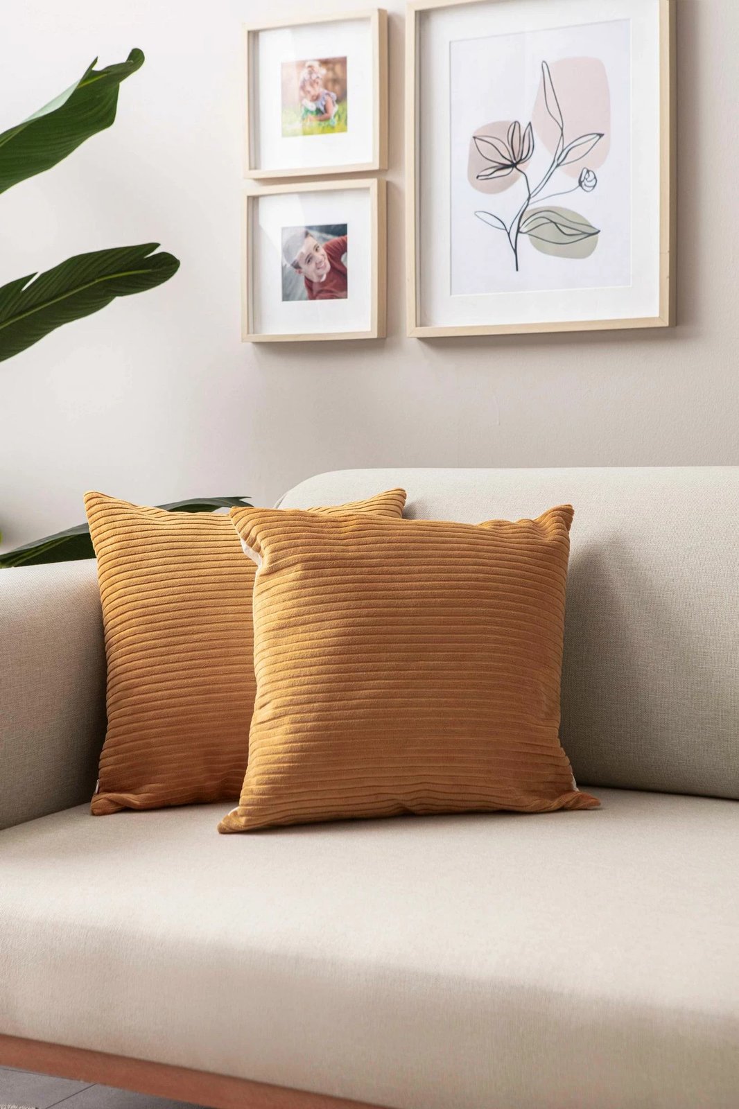 Set mbulesash për jastëkë (2 copë), Evila Originals, portokalli, 43x43cm