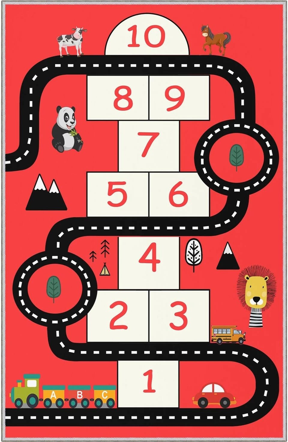 Qilim për fëmijë, shumëngjyrësh, 180x280cm, Conceptum Hypnose, HMNT470