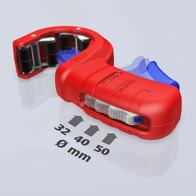 Prerës tubash manual Knipex 90 23 01 BK, Blu