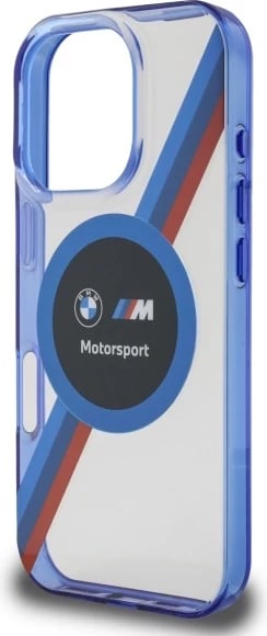 Mbështjellës BMW Motorsport IML Circle MagSafe për iPhone 16 Pro Max 6.9", transparent