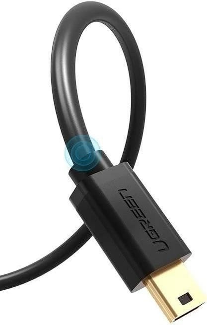 Kabllo USB UGREEN US132, mini-USB, 3m, e zezë