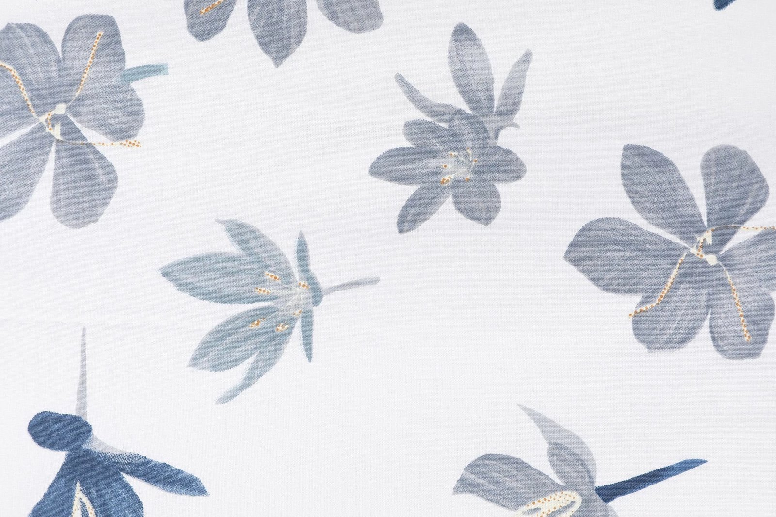 Set mbulesë jorgan për teke XXL, L'essentiel, Fleur, e bardhë, gri, kaltër e errët