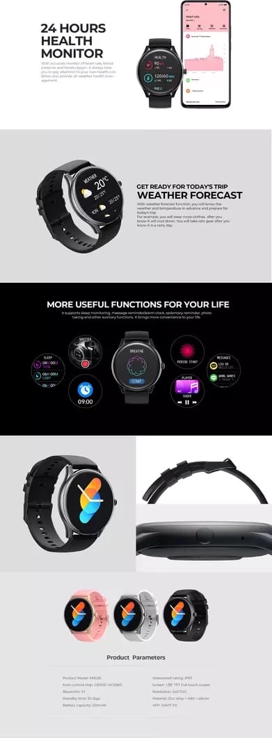 Orë E Mençur HAVIT M9036 (Pembe)