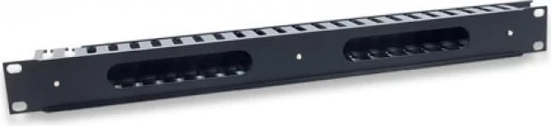 Panel organizues kabllosh Intellinet 711685, 1U, për 19" Rack, i zi