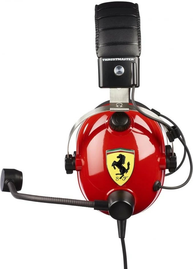 Kufje gaming Thrustmaster T-Racing Scuderia Ferrari DTS, me mikrofon, me kabllo, e kuqe