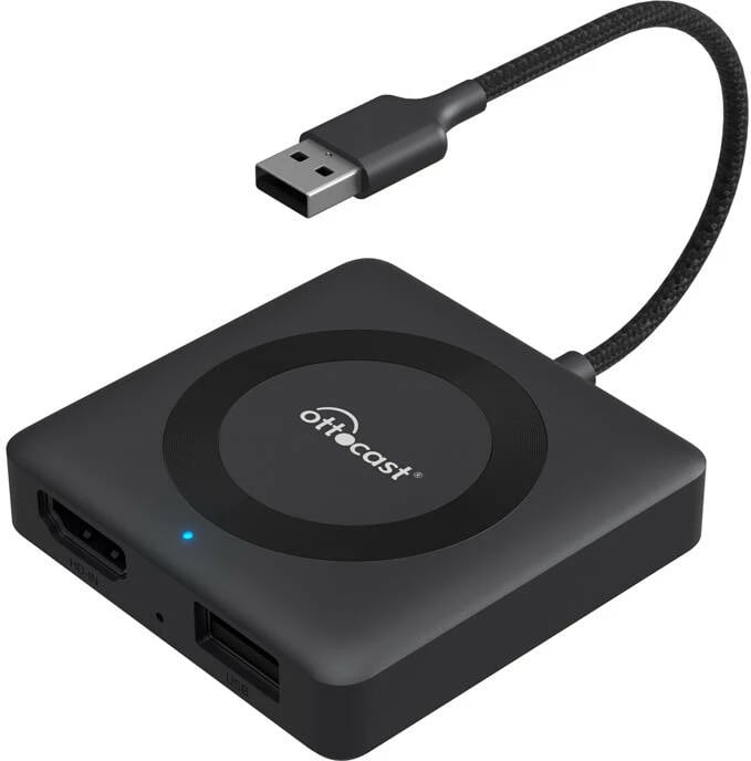 Adapter për veturë Ottocast CA361-C4 Car TV MAX, CarPlay, Android Auto, HDMI, i zi